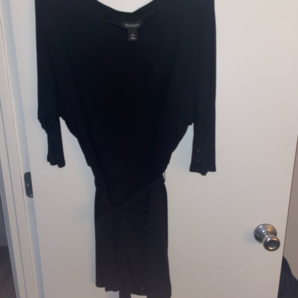 White House Black Market Women's Belted Dress